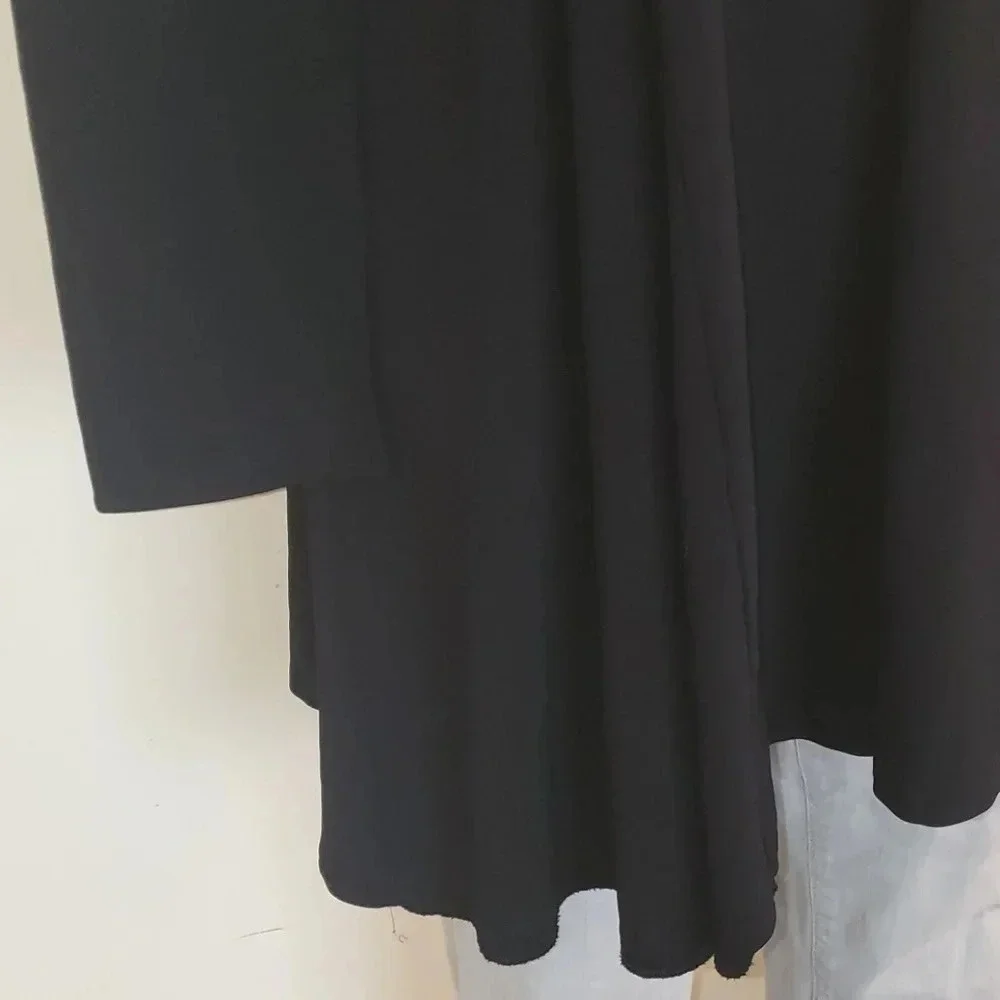 Zara Woman Black Asymmetrical Tunic